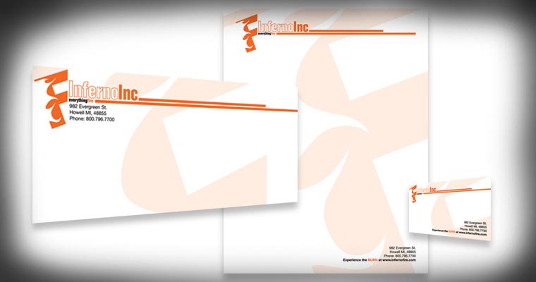 Inferno Inc., Everything Fire [Logo Creation & Identity Packet / 2007] (2 of 2)