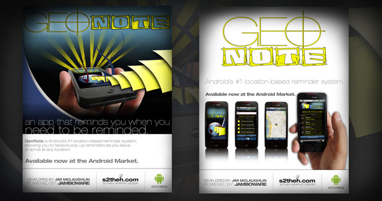 GeoNote Droid Application [Graphics and Collateral / 2010] (1 of 3)