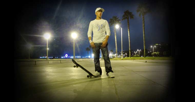 Hollywood Skater Pose [Venice Beach, California / 2009]