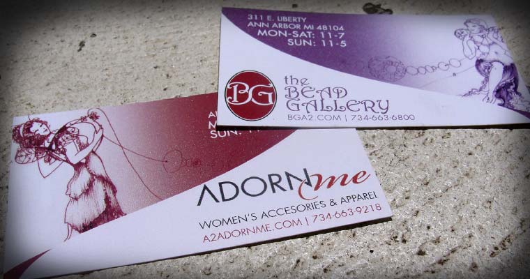 The Bead Gallery / Adorn Me Fashion Boutique [Business Cards / 2009] (1 of 3)
