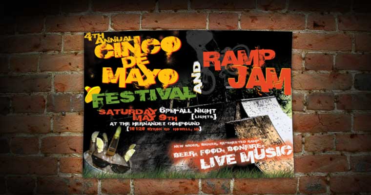 Cinco De Mayo Festival and Ramp Jam 2009 [Poster]