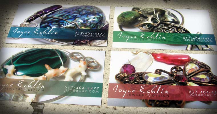 Joyce Echlin: Jewelry Artist [Business Cards / 2009] (2 of 3)