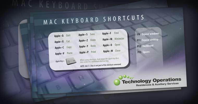 Mac Keyboard Shortcuts: Central Michigan University [Handout / 2008]
