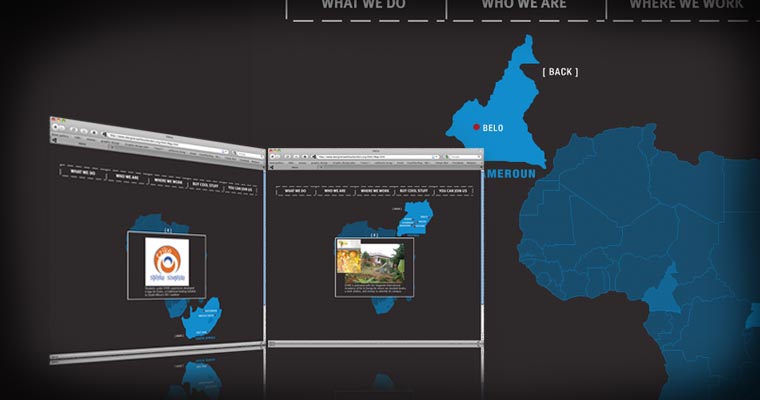 Designers Without Borders Non-Profit Organization [Interactive Flash Map / 2009]