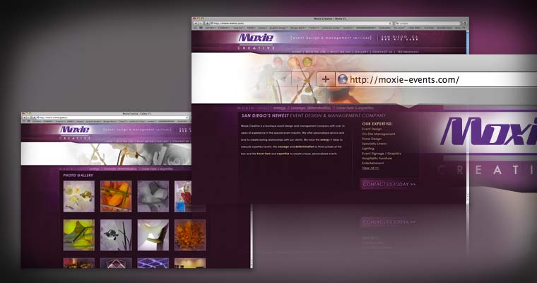Moxie Creative [Website Design & Development / 2011]